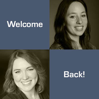 Welcome back Maegan, Elizabeth and Stephanie